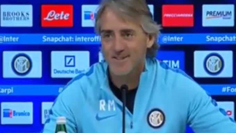 Mancini: "Sarri? Caso chiuso"