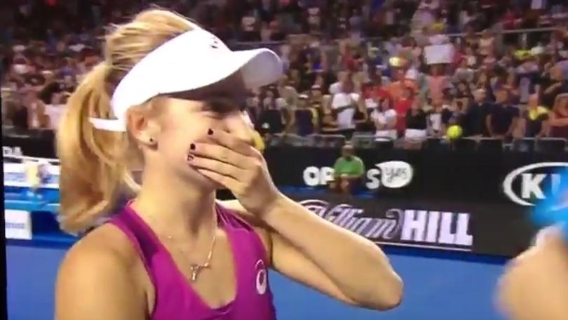 Tennis, Australian Open: la gaffe porno della Gavrilova diventa virale!