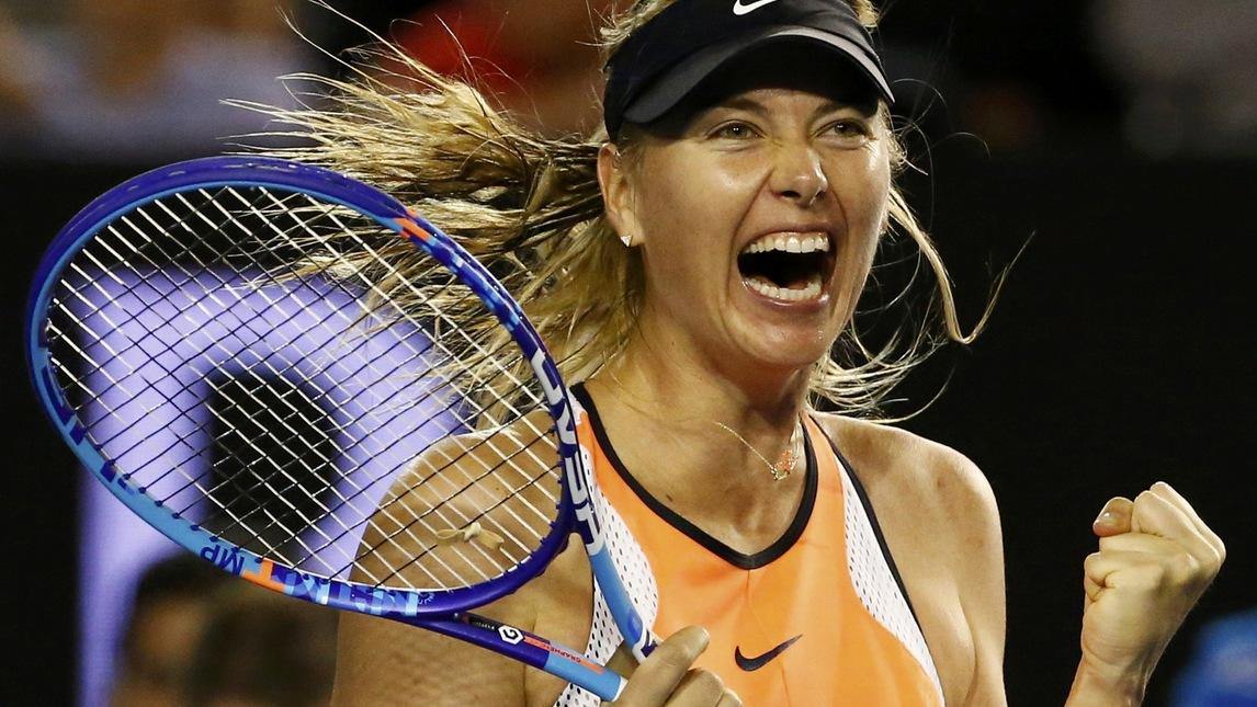 Tennis Australian Open, Sharapova show: che esultanza!