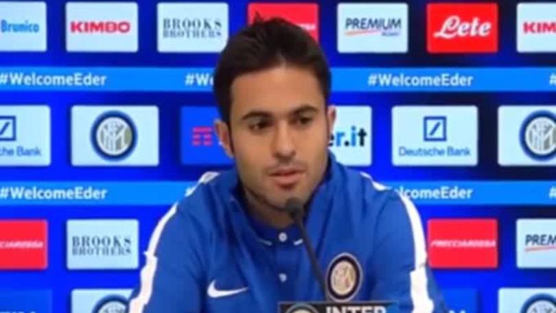Eder: "Inter, grande responsabilità e bella sfida"