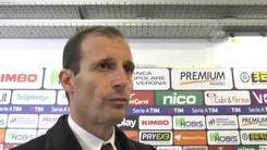 Allegri: "Stiamo bene. Per continuare così c'è bisogno di tutti"