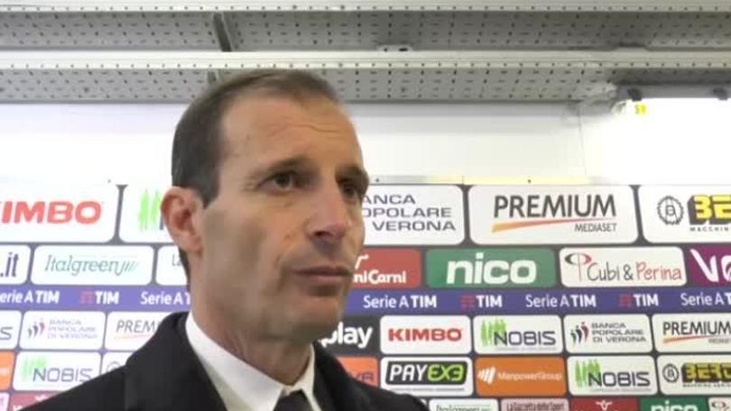 Allegri: "Stiamo bene. Per continuare così c'è bisogno di tutti"