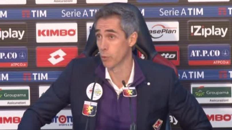 Sousa: "Meglio il secondo tempo. Genova campo difficile"