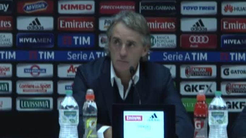 Mancini: "Ho fatto il dito medio ai milanisti"