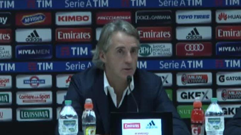 Mancini: "Rifarei la scelta di Icardi in panchina"