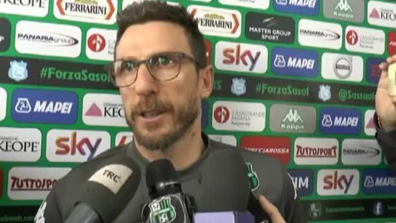 Di Francesco: "Domani mi aspetto una grande prestazione"