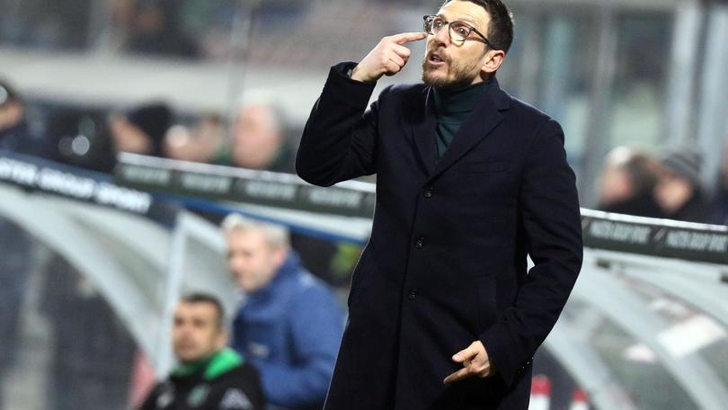 Serie A Sassuolo, Di Francesco: «Nella ripresa messo la Roma alle corde»