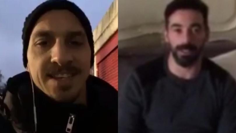 Ibrahimovic e Lavezzi, auguri a "Genny" di Gomorra