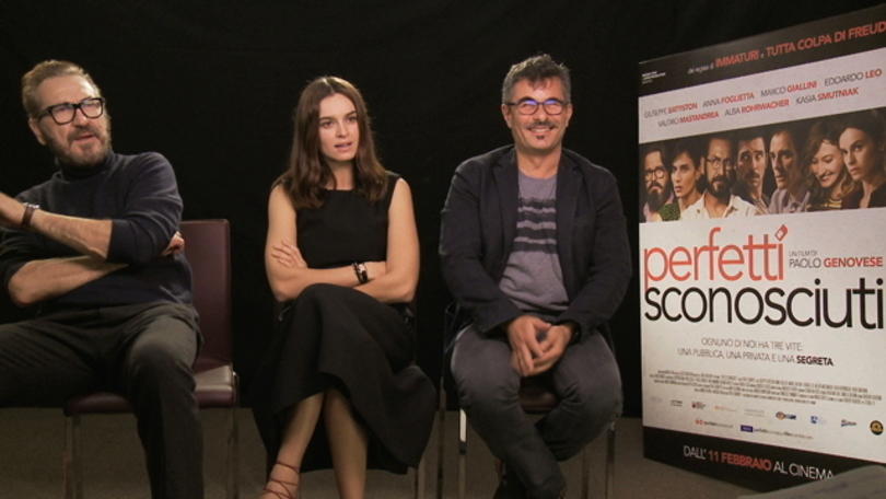Perfetti sconosciuti - Intervista a Edoardo Leo, Giuseppe Battiston e Alba Rohrwacher