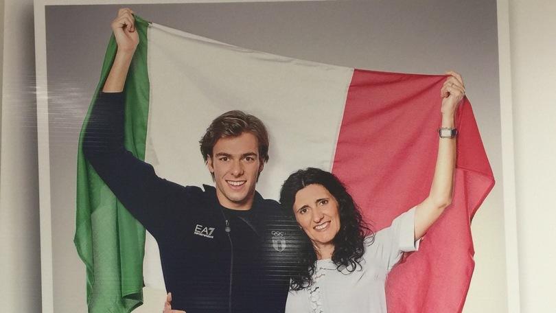 Paltrinieri, missione Rio scortato da mamma