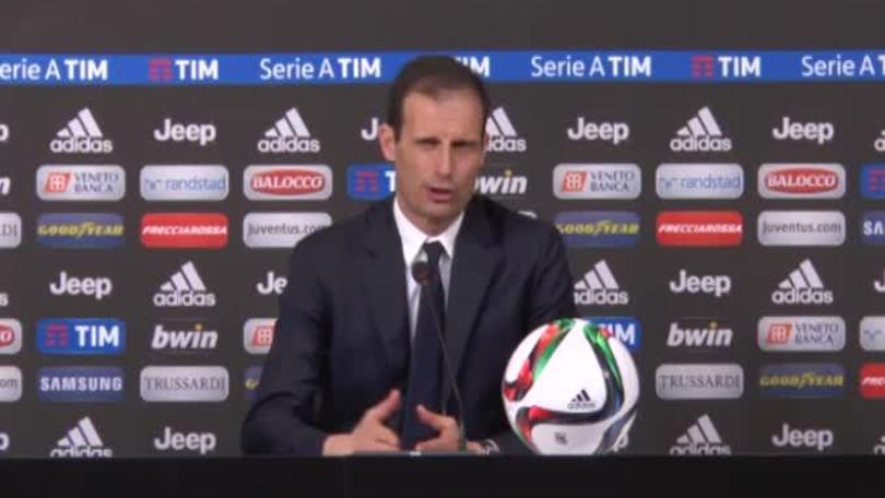 Allegri: "Vittoria che ci riporta con i piedi per terra"