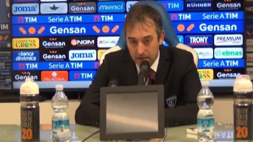 Giampaolo: "L'Empoli ha fatto una grande partita"