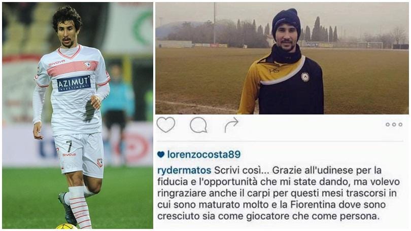 Ryder Matos come Morandi: che gaffe su Instagram!