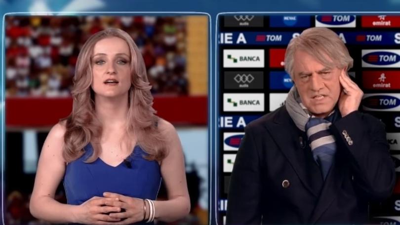 Crozza-Mancini e la lite con la Calcagno: che show sul web!