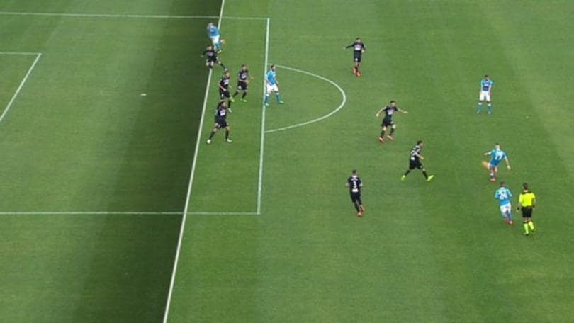 Moviola Serie A: Napoli, manca un rigore e un gol