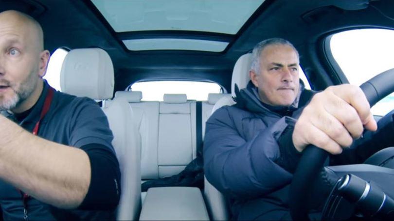 José Mourinho rallysta tra i ghiacci di Svezia
