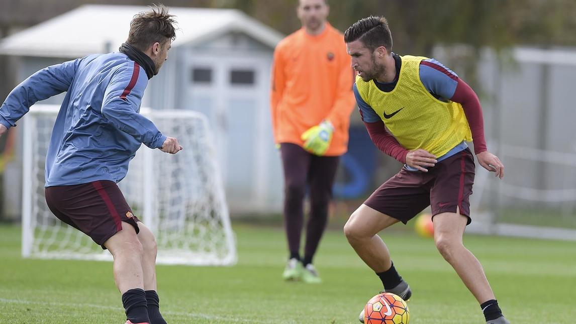 Roma, Strootman torna ad allenarsi in gruppo