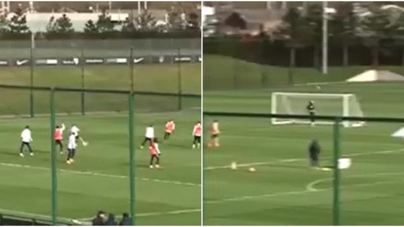 La magia di Clichy: che gol in allenamento!