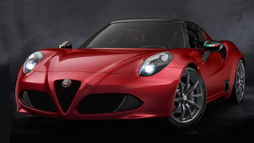 Alfa 4C Spider 50th Anniversary, omaggio al duetto