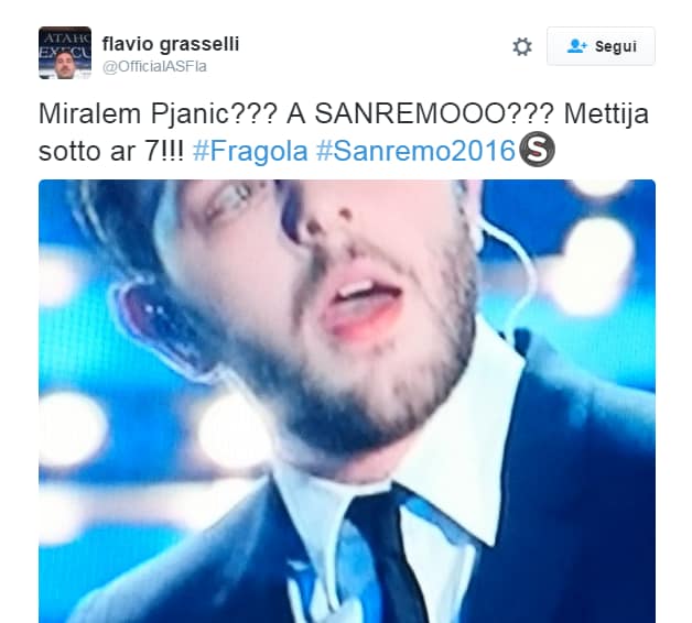 Serie A e Sanremo 2016, l'ironia dei social