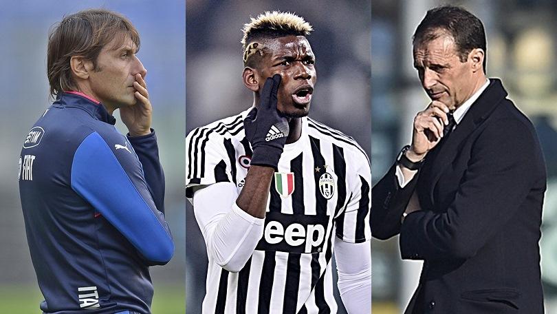 Juventus, la stampa inglese: «Conte vuole Pogba al Chelsea»