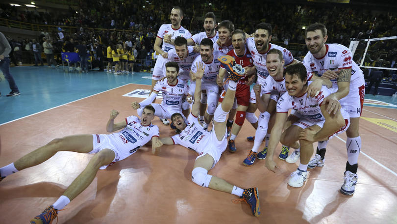 La Diatec Trentino vince 3-2 e rovina la festa di DHL Modena