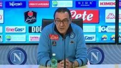 Sarri: "Io non firmo per il pari"