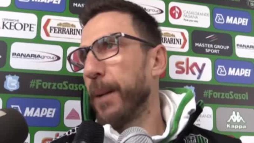 Di Francesco: "Sassuolo, ora esci dalla crisi"