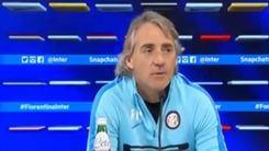 Mancini: "Commenti arbitri? I giornalisti provocano"