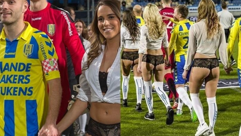 Sexy San Valentino, squadre in campo con le modelle in lingerie