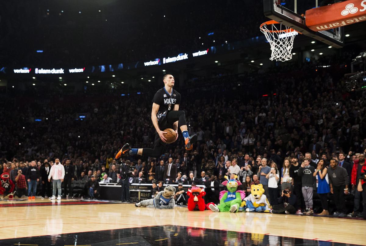 Thompson meglio di Curry, LaVine incanta il mondo