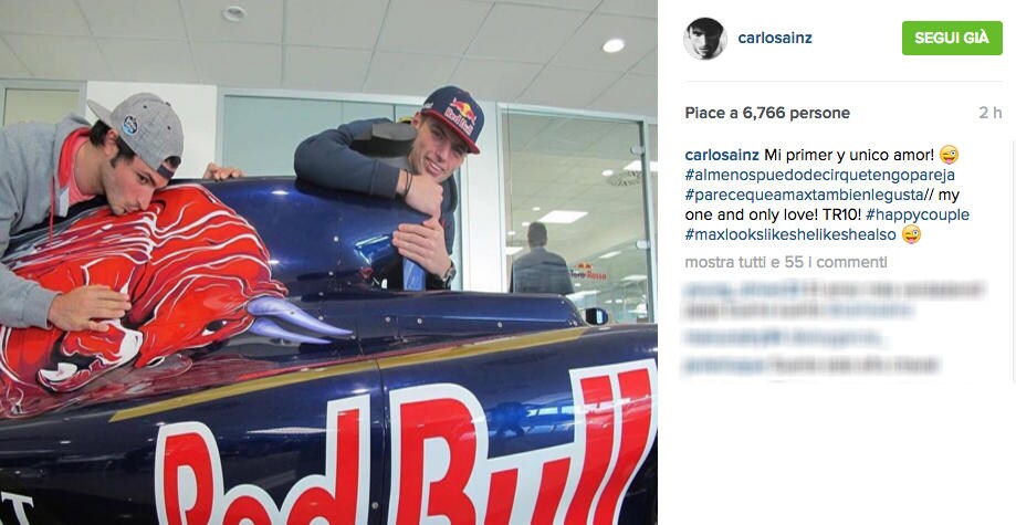 F1, Sainz “innamorato” della Toro Rosso