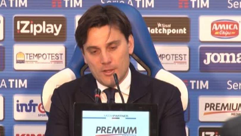 Montella: "Cassano arrabbiato con me? No, con se stesso"