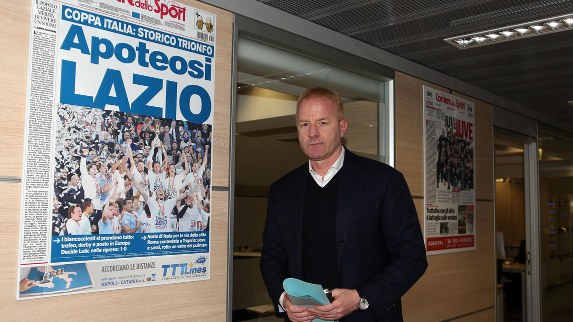 Lazio, il forum con Tare in redazione