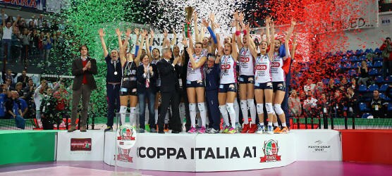 Volley: A1 Femminile, domani i quarti di Coppa Italia