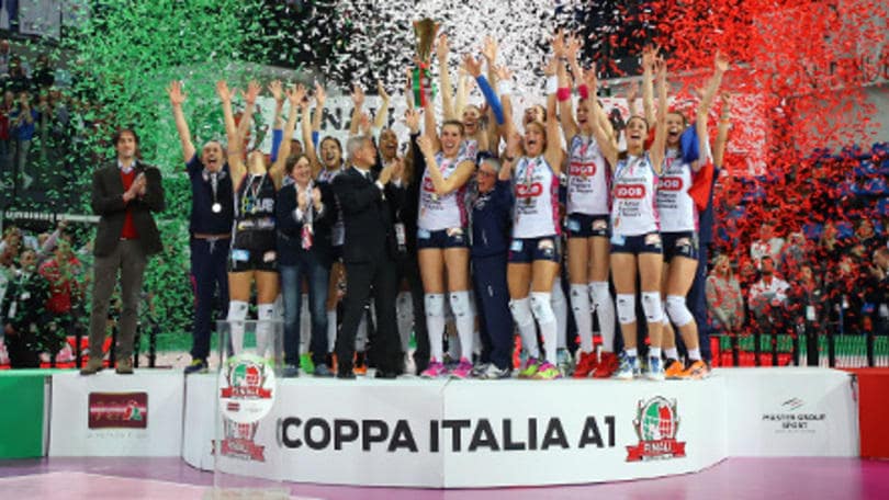 Volley: A1 Femminile, domani i quarti di Coppa Italia