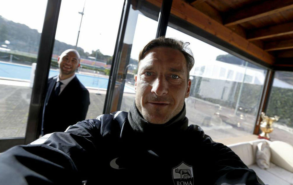 Totti l'impressionante: un selfie da "leyenda"