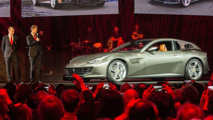 Ferrari GTC4 Lusso, le foto dell'anteprima mondiale