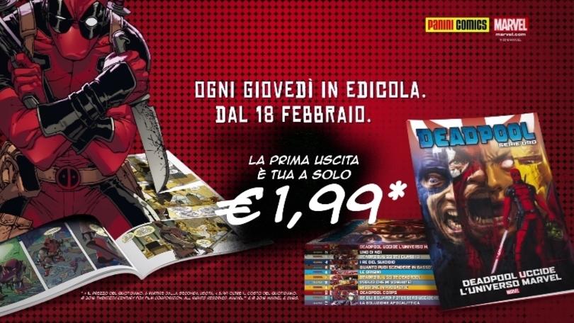 Deadpool in edicola con Tuttosport