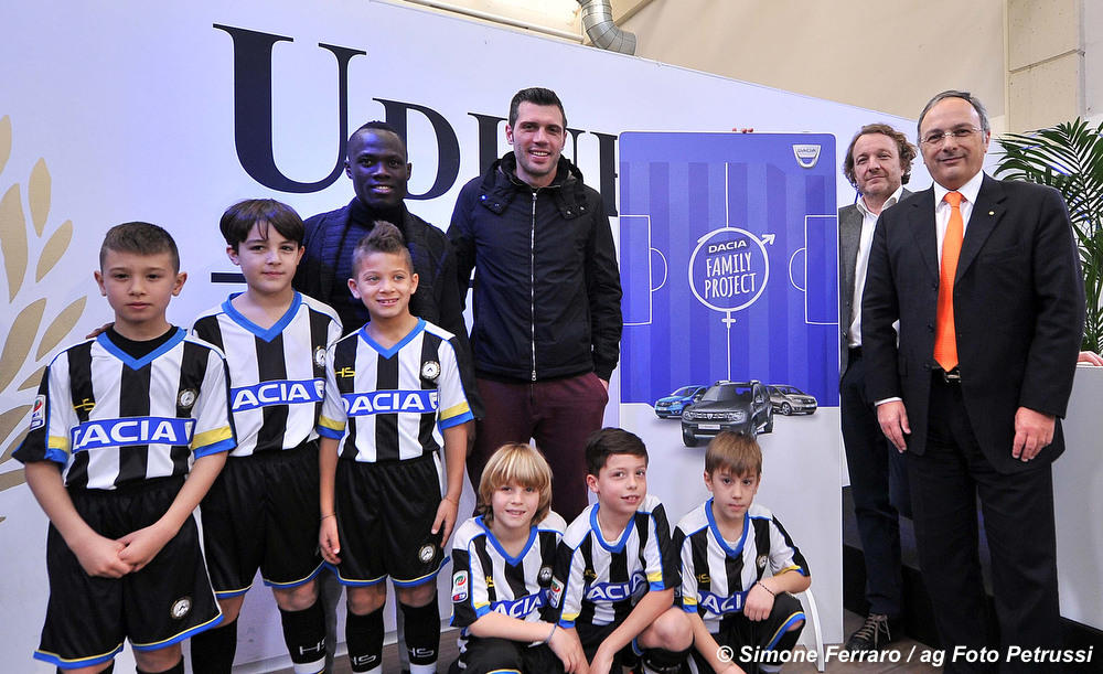 Udinese, #DaciaFamilyProject: porta allo stadio le famiglie
