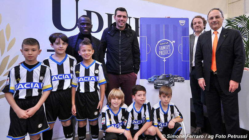 Udinese, #DaciaFamilyProject: porta allo stadio le famiglie