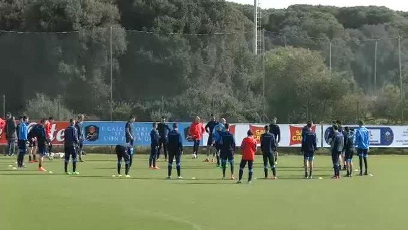 Il Napoli si prepara al Villarreal