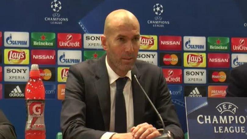 Zidane: "Sono contento per il gol di Ronaldo"