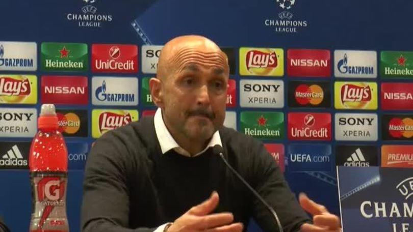 Spalletti: "Nel primo tempo potevamo avere il pallino del gioco"