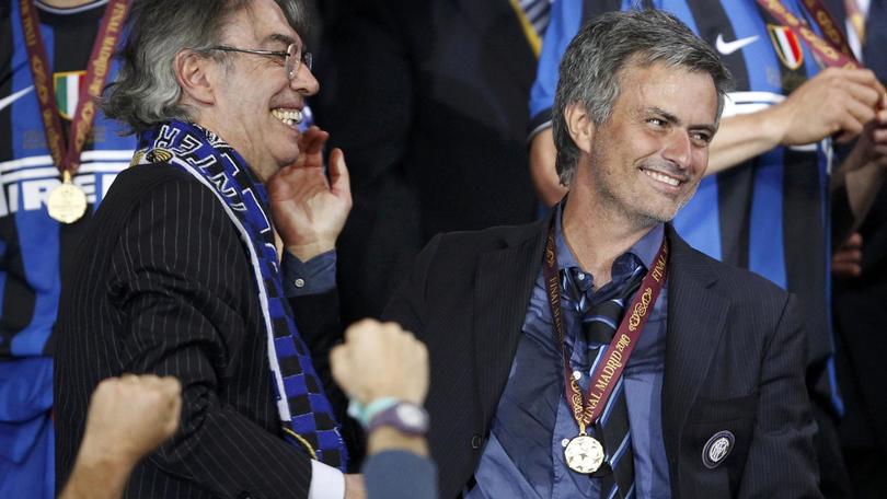 Inter, Moratti: «Mourinho a San Siro. E' la storia dei nerazzurri!»