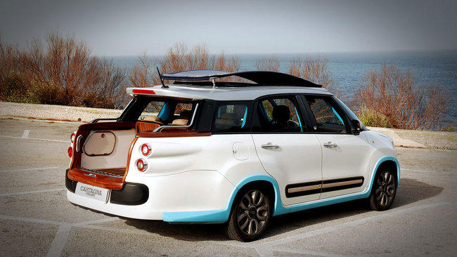 Fiat 500L, a Capri con... l'imperatore