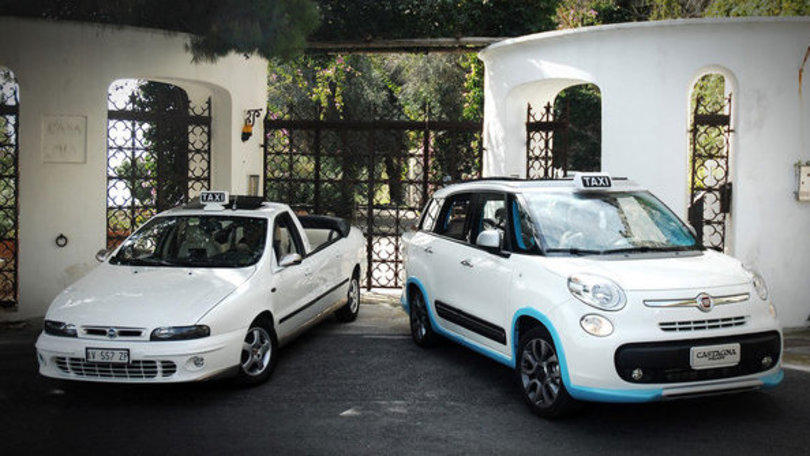 Fiat 500L: a Capri con... l'imperatore