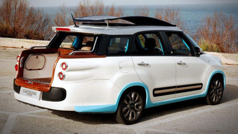 Fiat 500L, a Capri con... l'imperatore