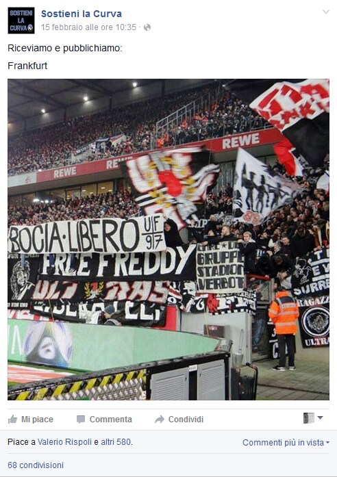 Atalanta, "Bocia libero": corteo di solidarietà dei tifosi
