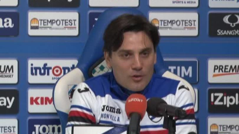 Montella: "Con l'Inter non possiamo perdere"